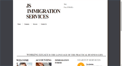 Desktop Screenshot of jsimmigration.com